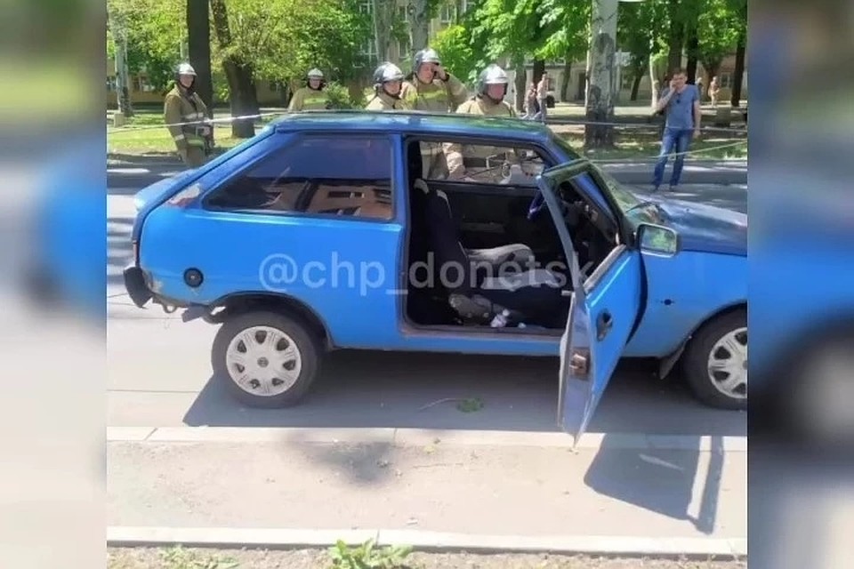 На месте работают сотрудники МЧС ДНР. Фото: инстаграм chp_donetsk