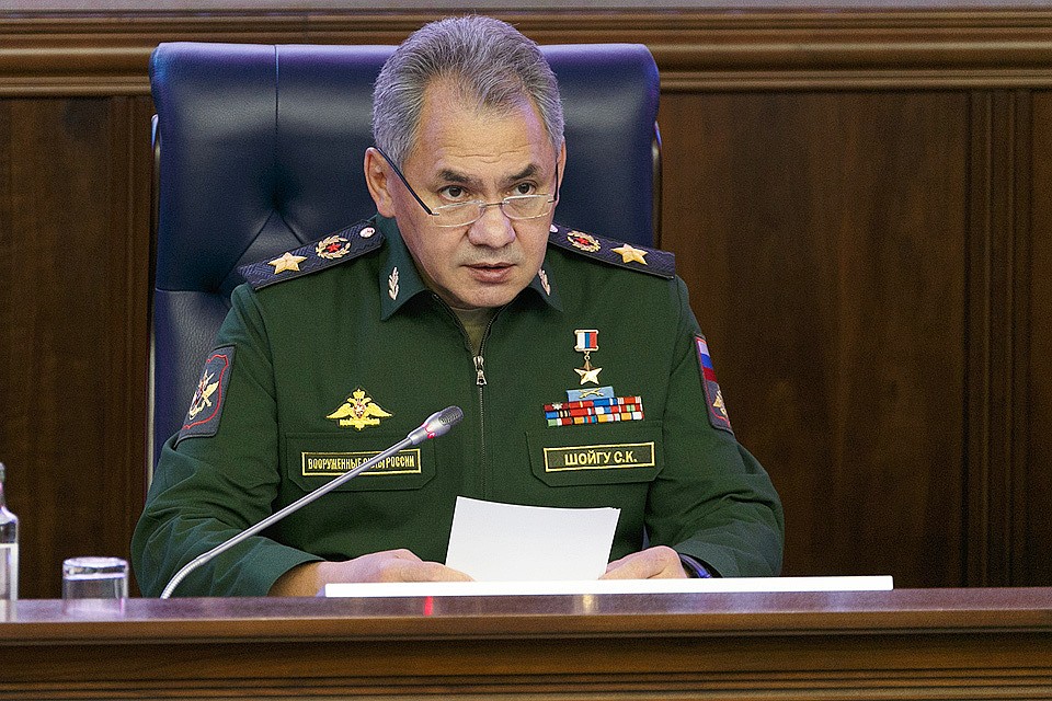 Министр обороны Сергей Шойгу.