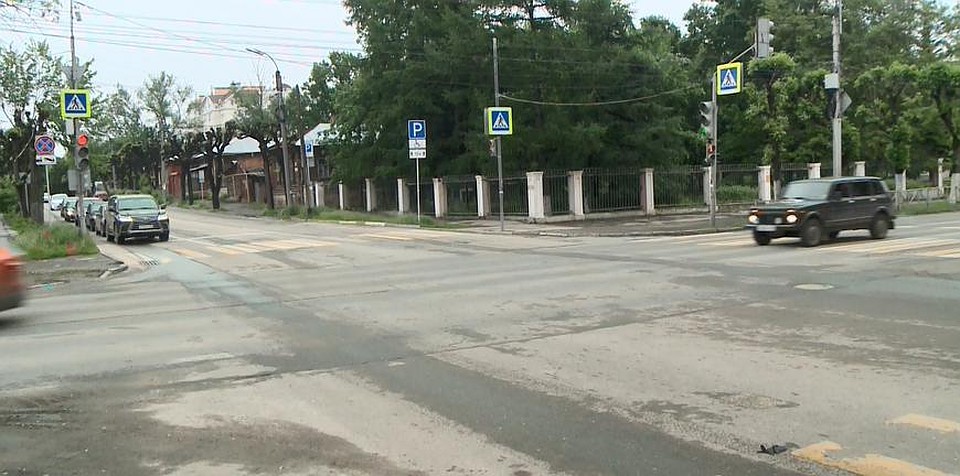 Новая разметка привела к хаосу на дороге в центре Рязани. Фото: ГТРК "Ока".