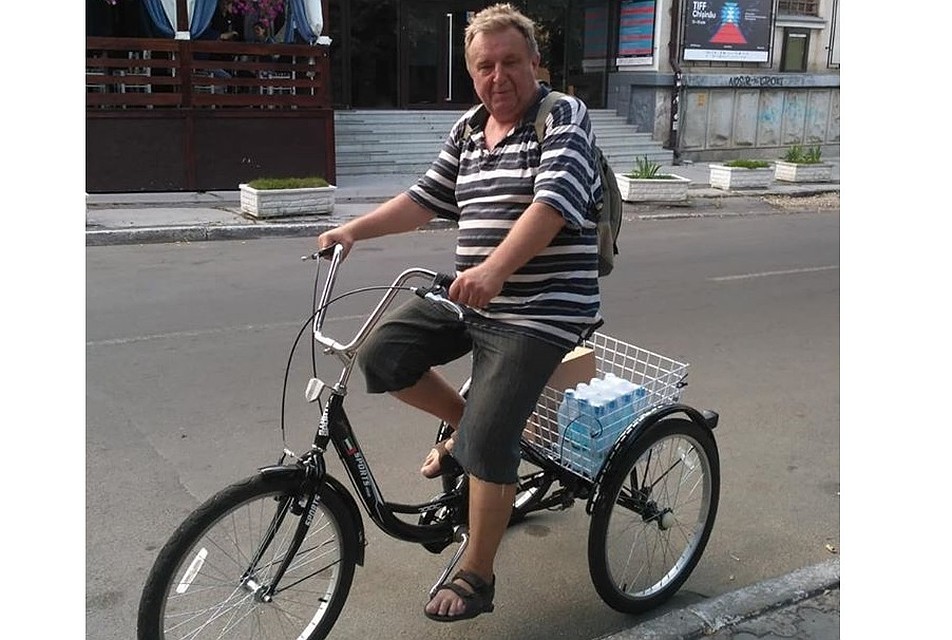 Александр Стукалов на своем верном "Россинанте". Фото: соцсети