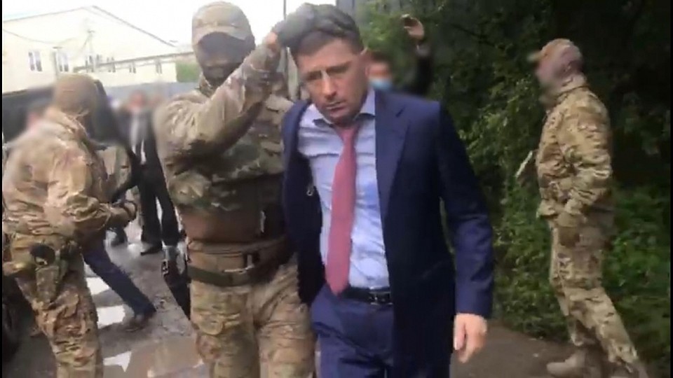 Сергей Фургал был задержан сегодня утром ФОТО: Следственный комитет РФ