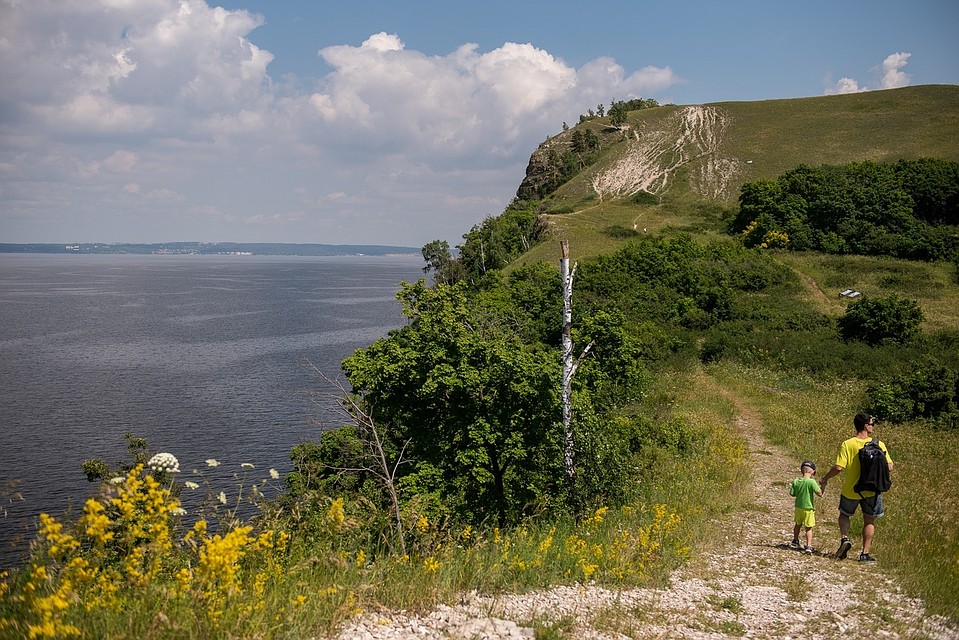 От зноя лучше всего спасаться на природе