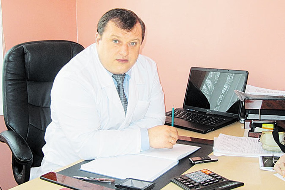 Главный врач Тербунской ЦРБ Сергей Голобурдин.