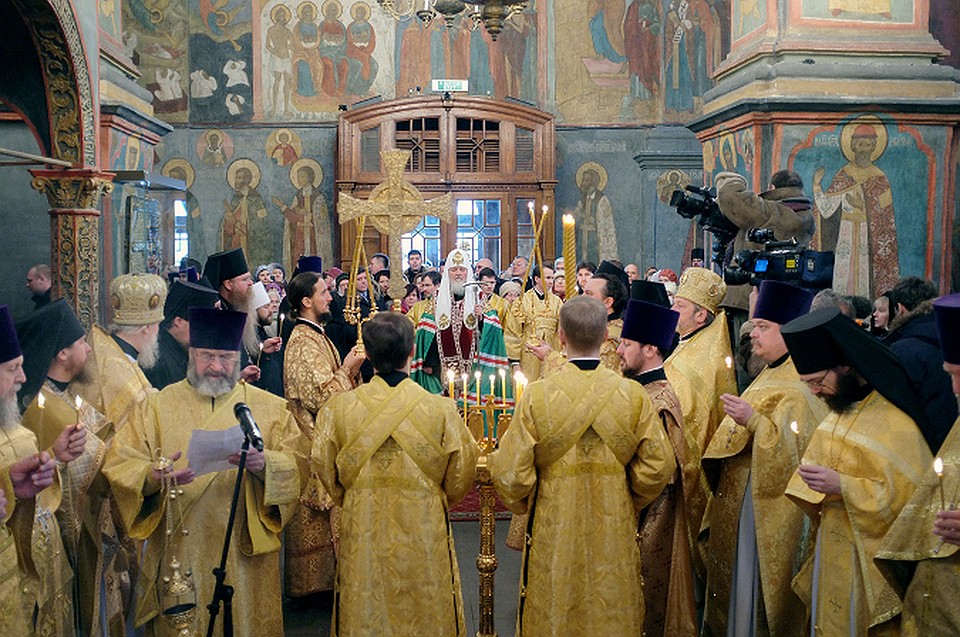 Патриаршее служение в день 400-летия избрания на царство Михаила Федоровича Романова