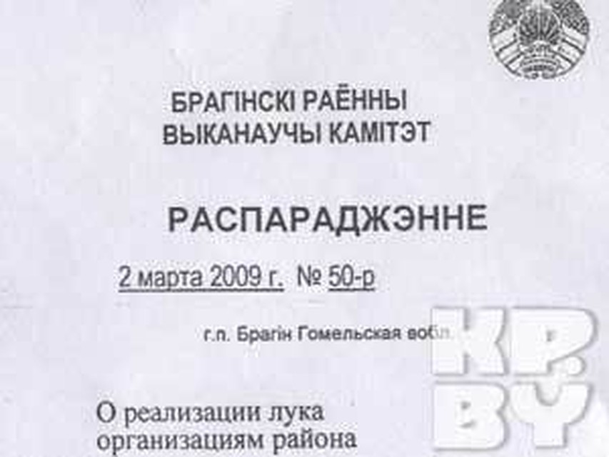 Ответ чиновников: - Мы же заботимся о населении, хотим его обеспечить овощами!