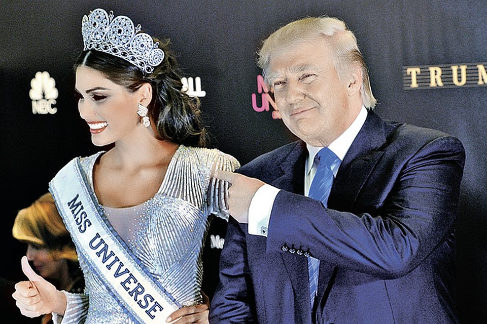 С «Мисс Вселенная» в Москве. Трамп - покровитель конкурса.