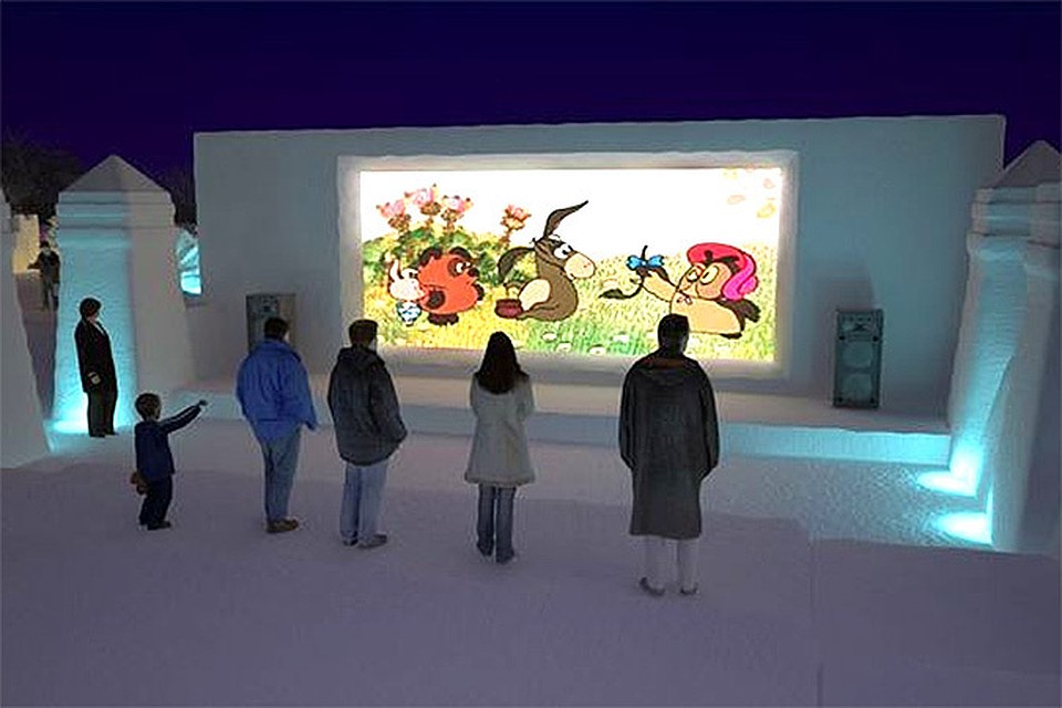 Снежный кинотеатр в Измайловском парке войдет в Книгу Рекордов