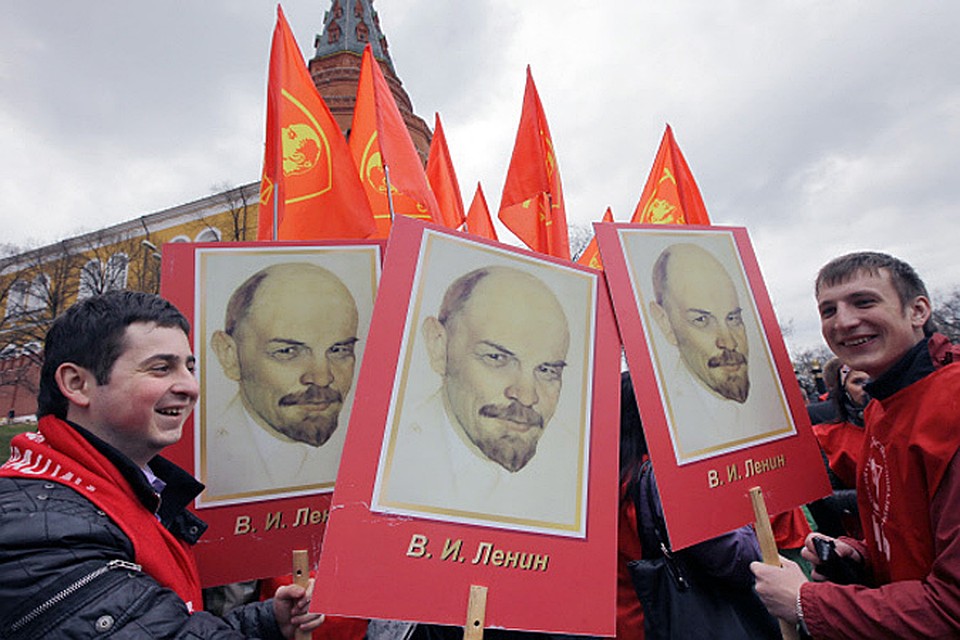 Дата рождения Владимира Ленина (сегодня - 144 года) обычно на Руси день ратный