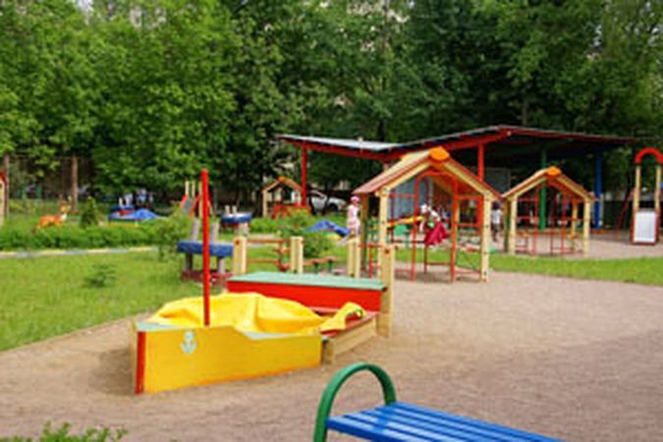 Детский сад оформление площадки фото Детский сад оформление площадки фото