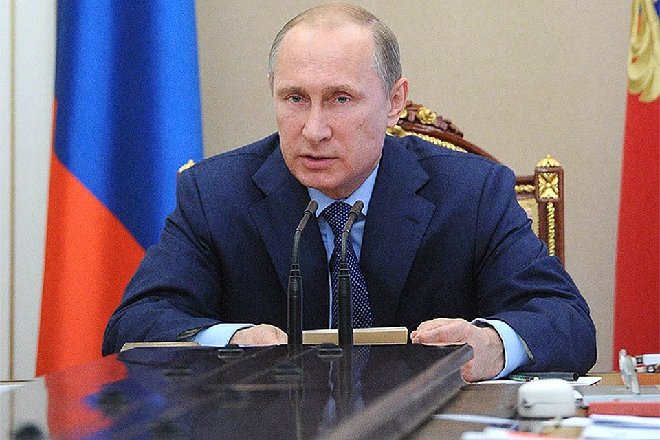 Президент Путин на заседании Совета безопасности