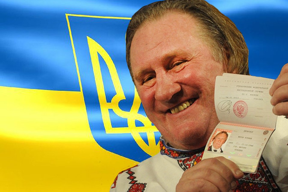 Ставший не так давно россиянином Жерар Депардье, так же попал в украинский стоп-лист