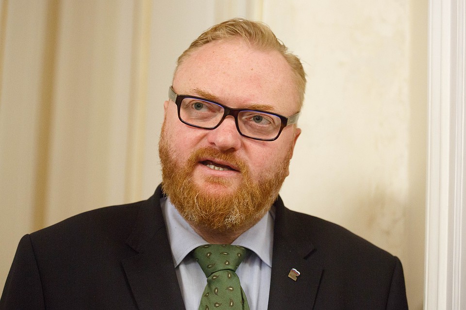 Милонова проводили в Москву