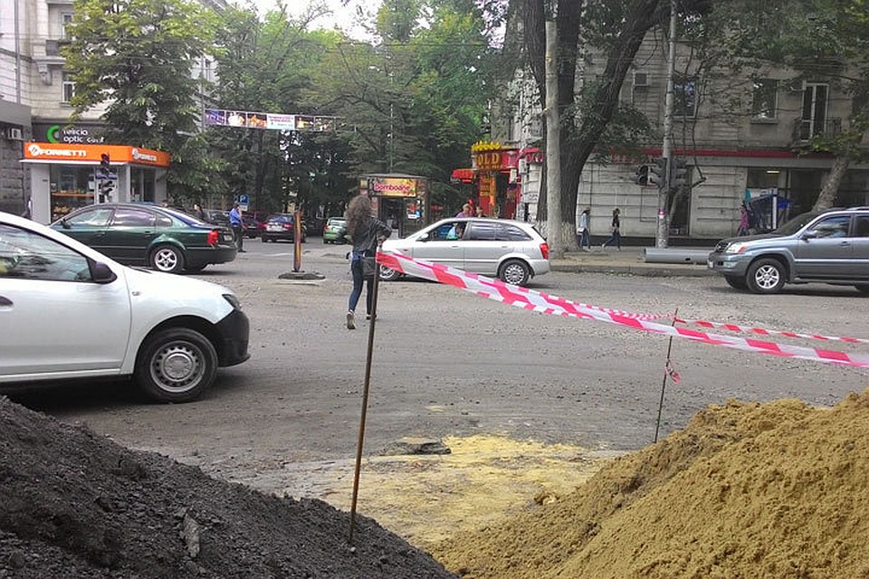 На Штефана чел Маре продолжается ремонт