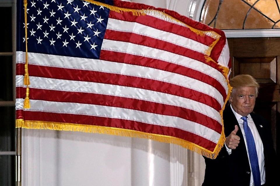 Избранный президент США выступил с видеообращением к нации.