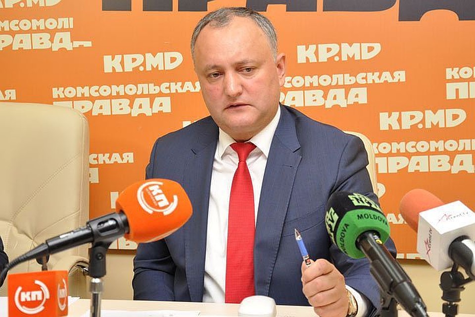 Игорь Додон посетил редакцию "Комсомольской правды" в Молдове.