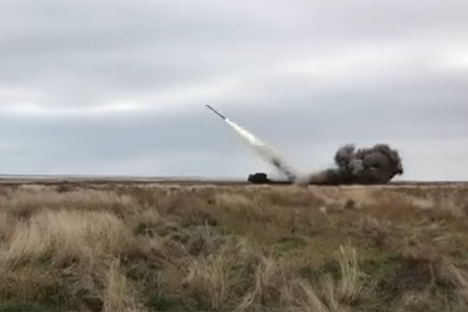 Кадры испытаний украинской ракеты в ноябре показал советник Порошенко Юрий Бирюков