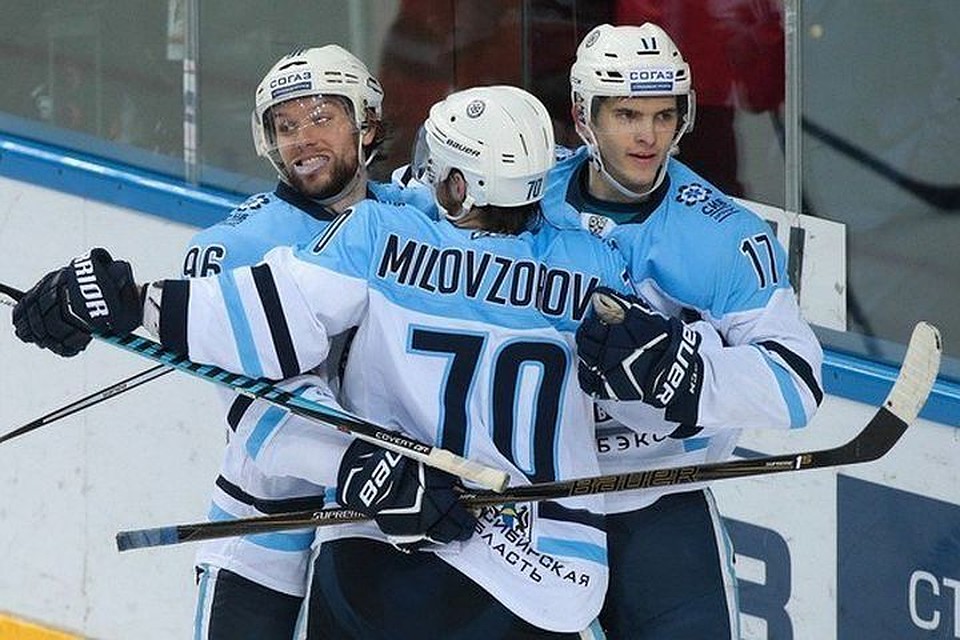 В овертайме "Сибирь" одолела соперника. Фото: hcsibir.ru