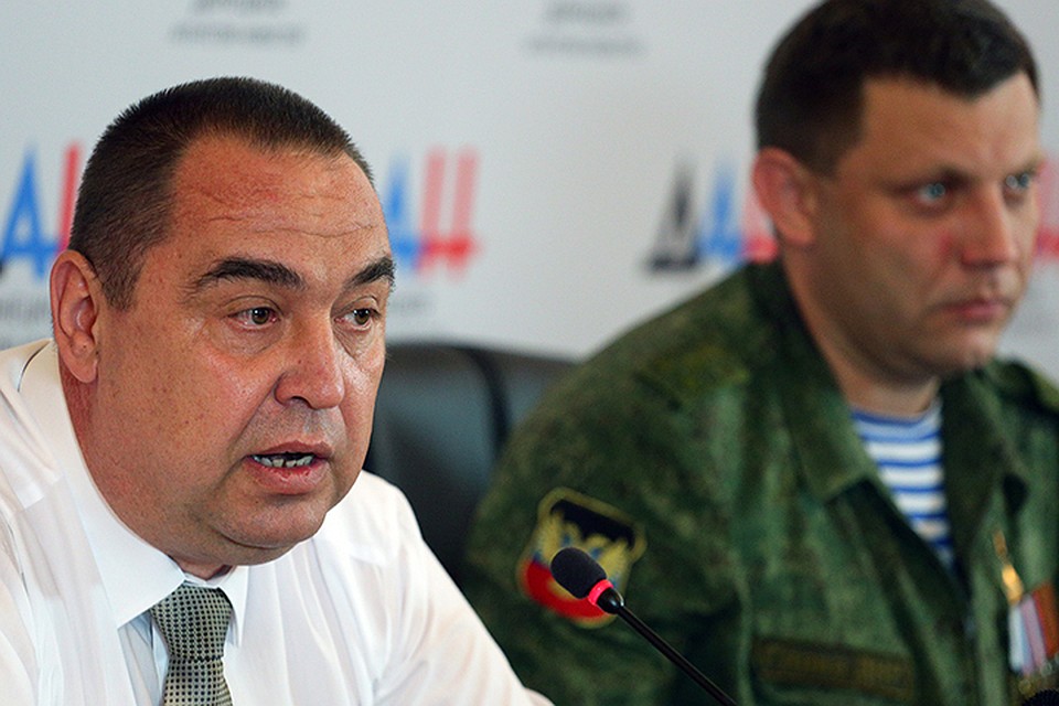 Игорь Плотницкий и Александр Захарченко первым делом развеяли слухи о раздоре между ними. Фото: Михаил Соколов/ТАСС
