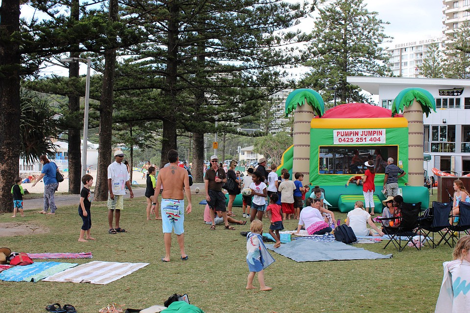 Gляжная зона Burleigh Beach в Голд Косте. Фото: автора.