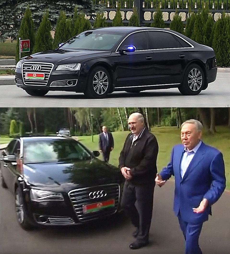 Бронированная Audi III. Фото сайта avto-nomer.ru и телеканала ОНТ.