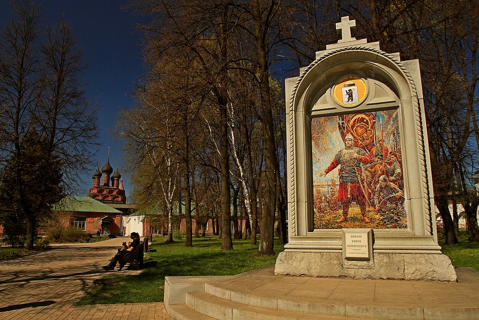 В течении нескольких месяцев 1612 года Ярославль был столицей нашей страны. Именно здесь князь Пожарский собирал ополчение, чтобы отбить у поляков и литовцев Москву. Фото: Евгений ВАСИН