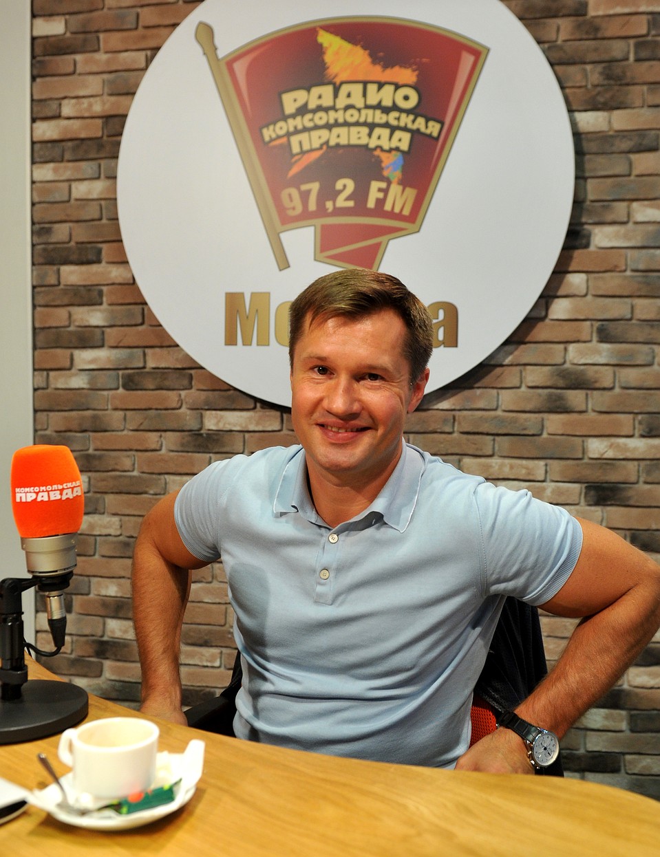 4-х кратный олимпийский чемпион по спортивной гимнастике Алексей Немов в гостях у Радио «Комсомольская правда» Фото: Михаил ФРОЛОВ