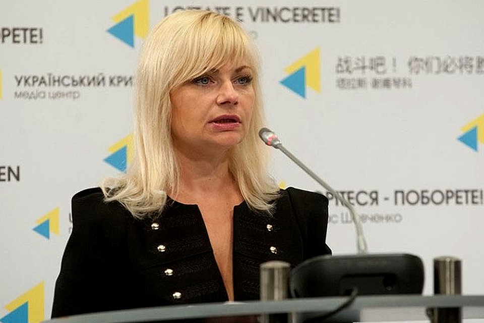 Спикер СБУ Елена Гитлянская. Фото сайта donbass-info.com.