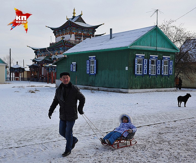 На улицах столицы Бурятии. Фото: Виктор ГУСЕЙНОВ