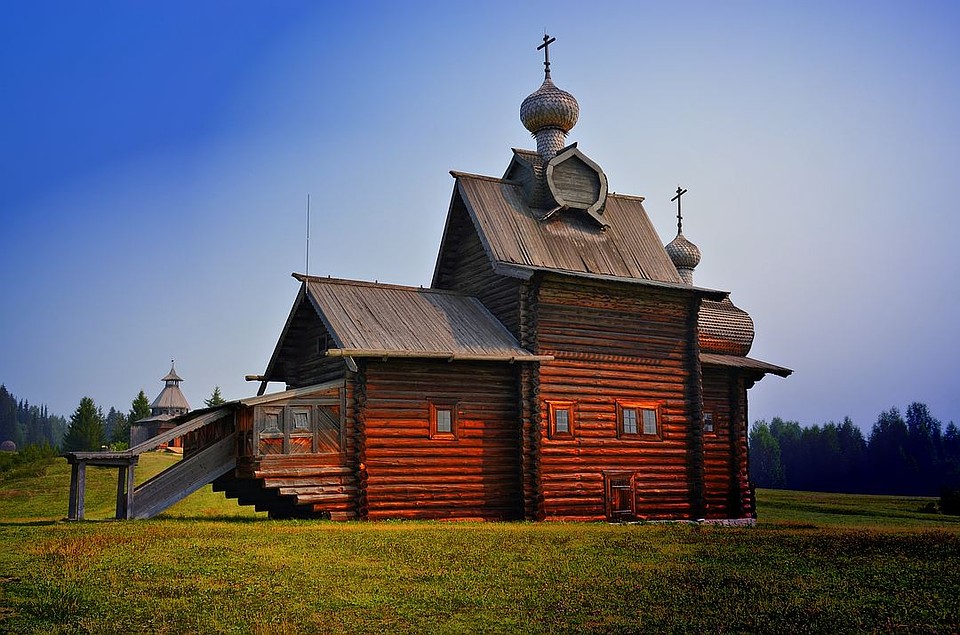 Дмитрий Тетерин, Пермь. Церковь Преображения, 1707 г. Архитектурно-этнографический музей "Хохловка", с. Хохловка, Пермский край.