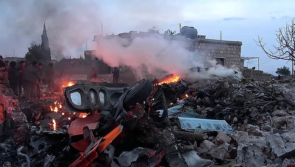 Су-25 был подбит в самом «густонаселенном» террористами районе провиции Идлиб Фото: REUTERS