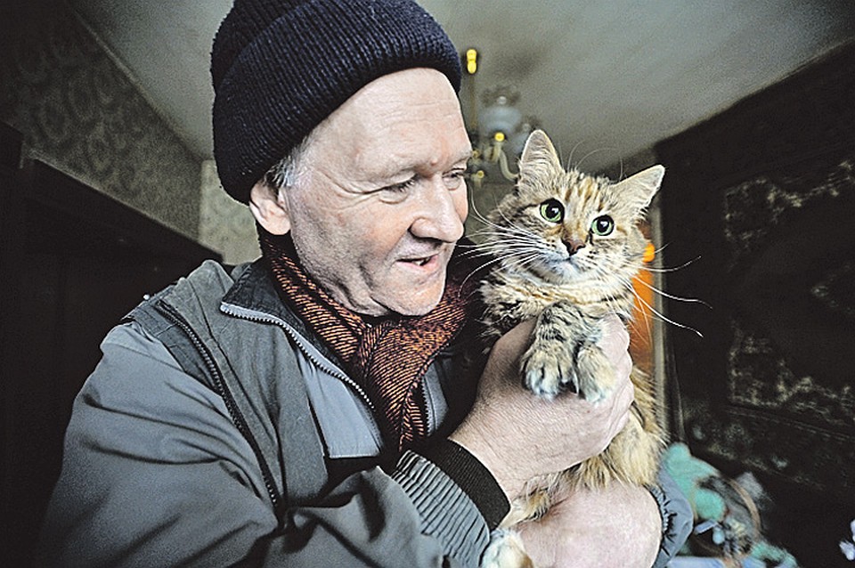Алексей Быстрицкий первым делом запустил в новую квартиру кошку Шуню. Фото: Абылай САРАЛАЕВ