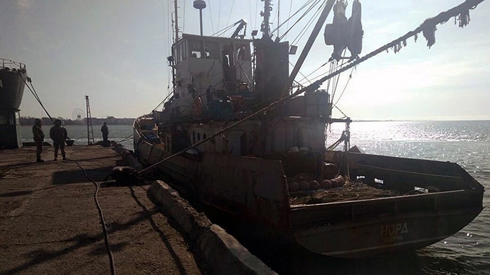 Госпогранслужба Украины задержала судно «Норд» 25 марта