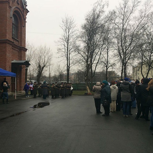 В Центральном районе замечен целый оркестр. ФОТО: vk.com/maria__petukhova. Фото: СОЦСЕТИ