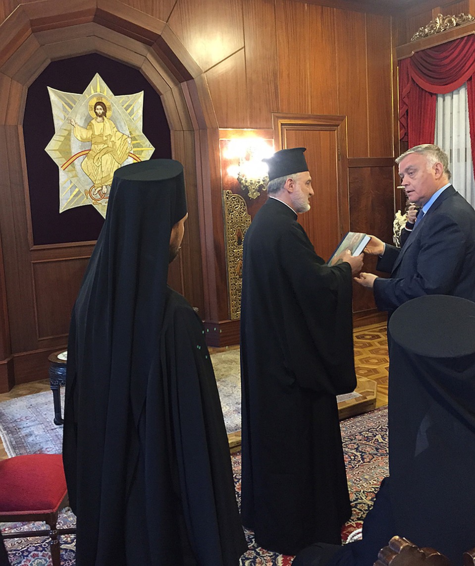 В резиденции Константинопольского Патриарха Варфоломея Фото: Елена ЧИНКОВА