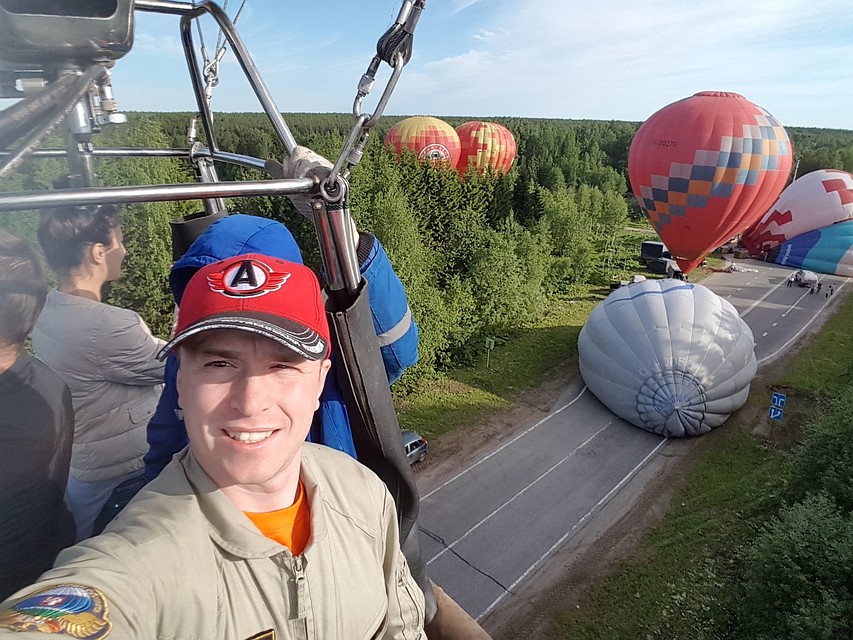 Пилот рассказал, что полеты на шаре - самый безопасный вид спорта
