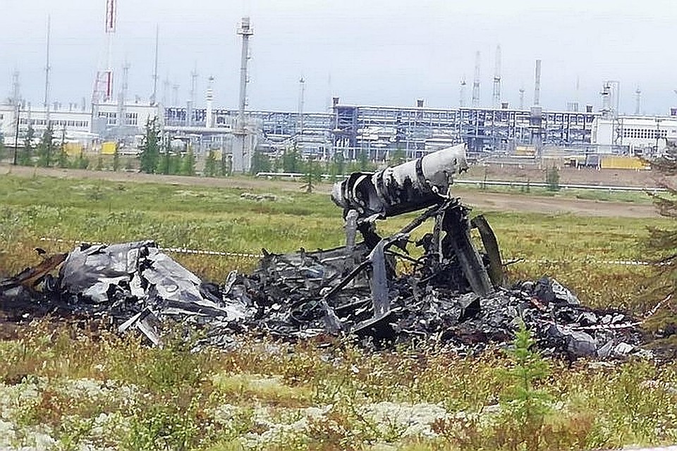 Все, что осталось от воздушного судна Фото пресс-службы губернатора Красноярского края