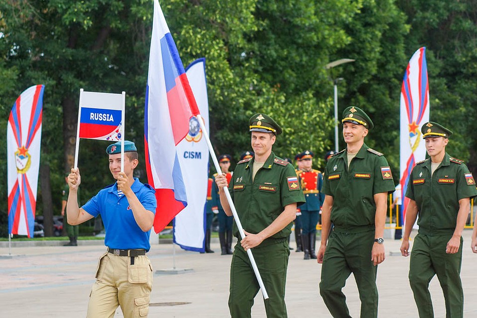 Сборная России на церемонии открытия Фото: Светлана МАКОВЕЕВА