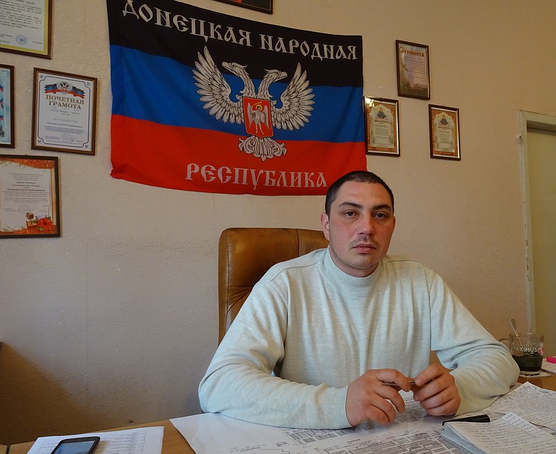 Глава Иловайска и ветеран ополчения Сергей Муковнин. Фото: Николай ВАРСЕГОВ