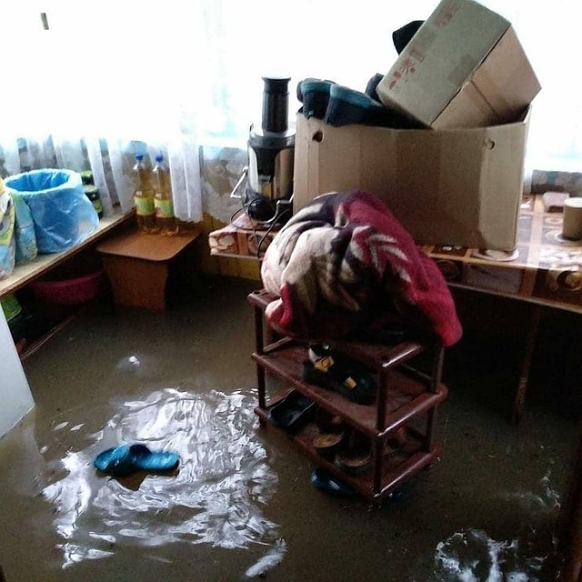 Многие дома в Сибирцево затопило. Фото: pogoda_25_region