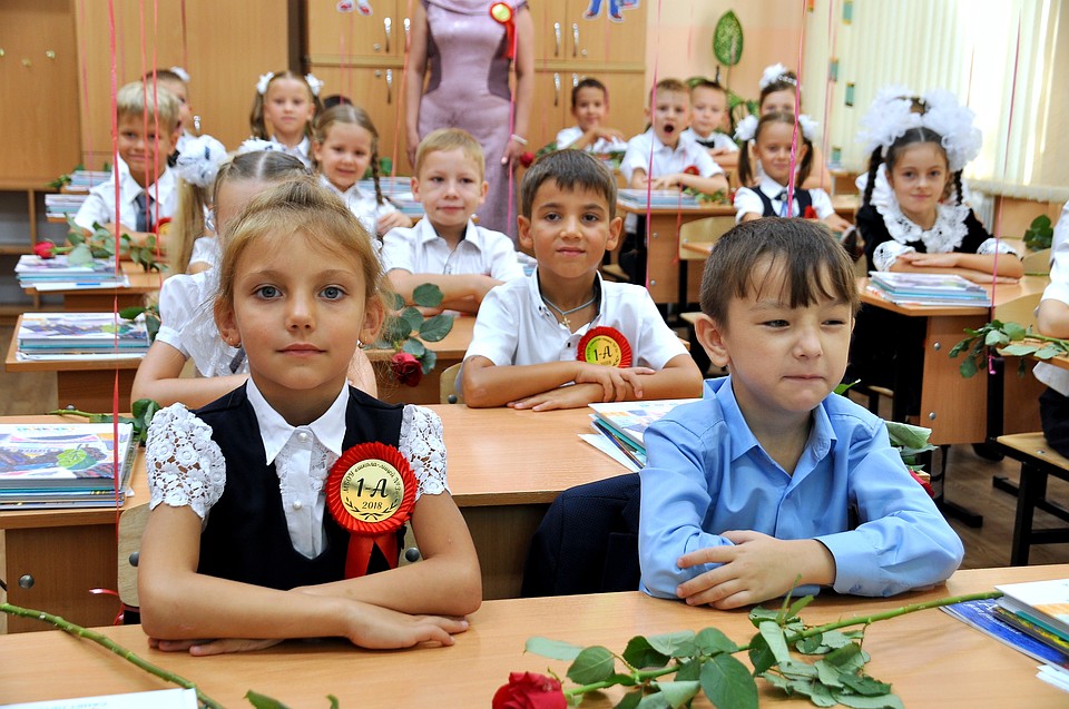 Для малышей провели первый в жизни урок Фото: Виталий ПАРУБОВ