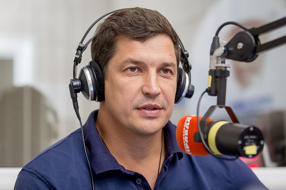Иван Савин на радио «Комсомольская правда» Фото: Валерий ЗВОНАРЕВ