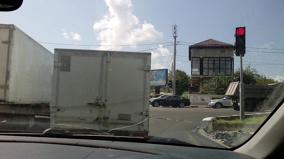 Новороссийск, опасный перекресток
