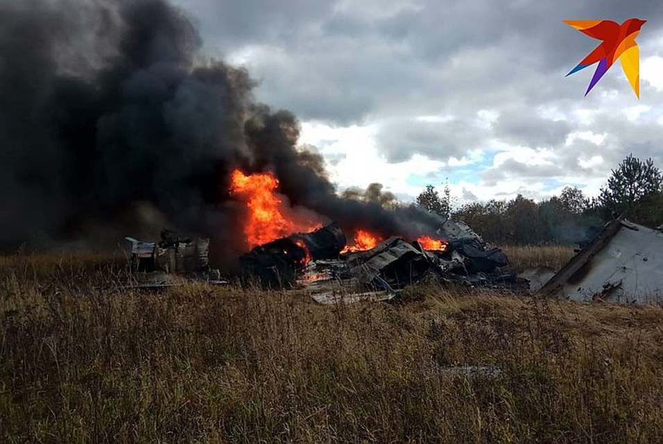 В Подмосковье потерпел крушение истребитель МиГ-29 Фото: предоставлено очевидцем