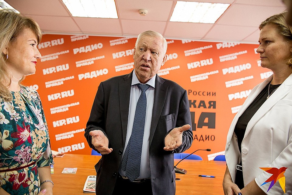 Евгений Тефтелев в гостях в челябинском филиале издательского дома «Комсомольская правда». Фото: Валентина ВАГАНОВА