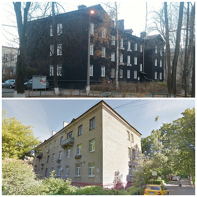 Жильцы дома сама приняли решение, чтобы перекрасить его в черный цвет.