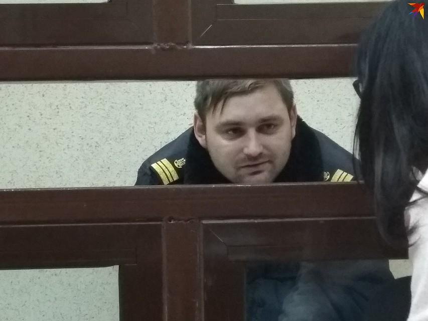 Украинский моряк Сергей Попов в зале суда Фото: Анастасия ЖУКОВА