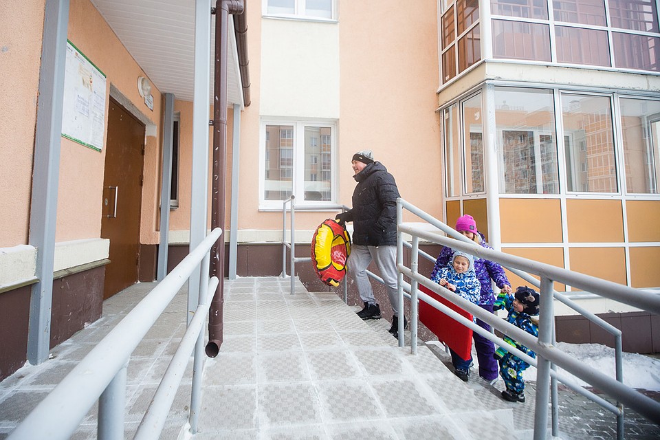Добраться до квартиры легко даже с коляской или велосипедом