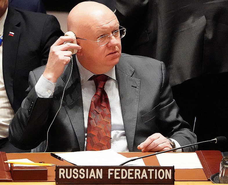 Постоянный представитель России при ООН Василий Небензя. Фото: REUTERS