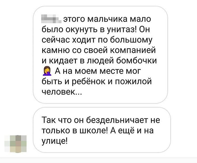 Комментарий одной из жительниц Большого Камня. Фото: скриншот.