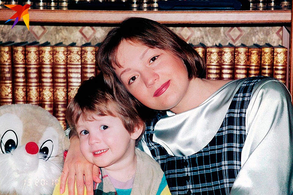 1996 год с сыном Сашей, в перерывах между гастролями.